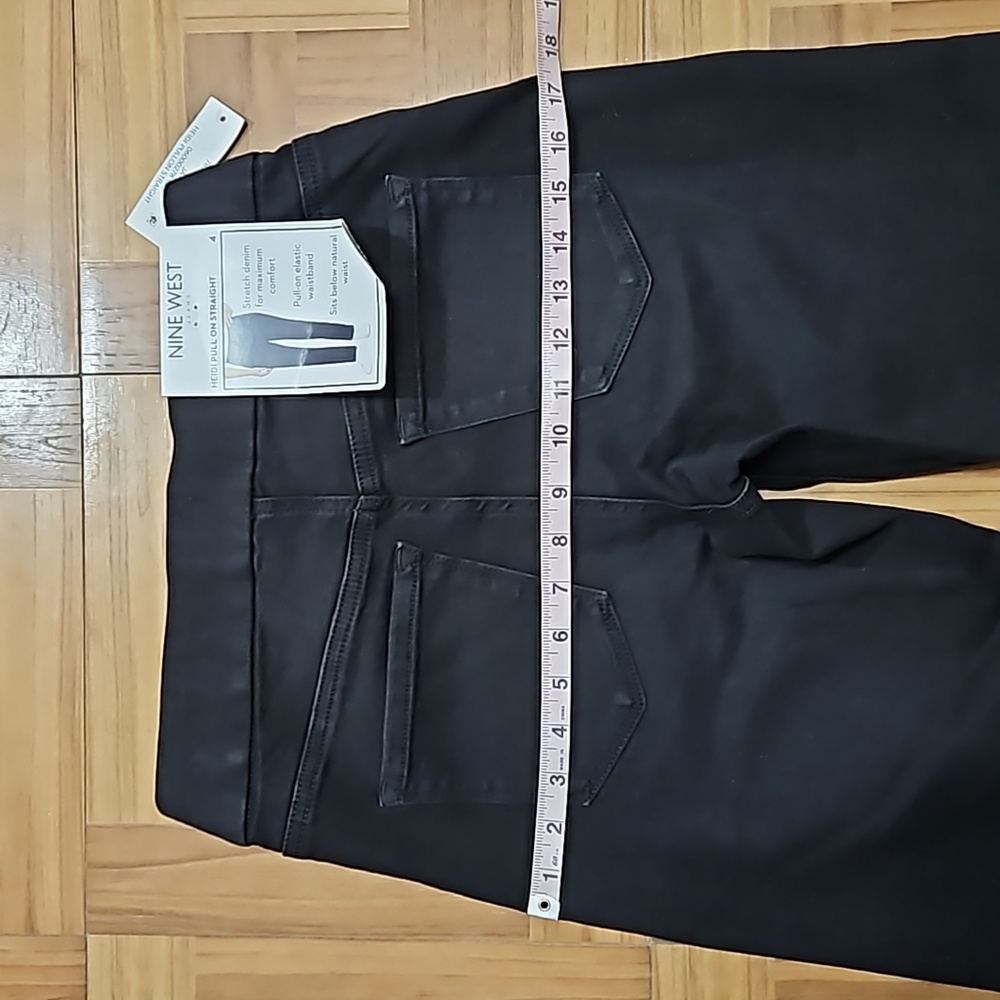 NINE WEST heidi pull-on straight jeans - Picture 13 of 14